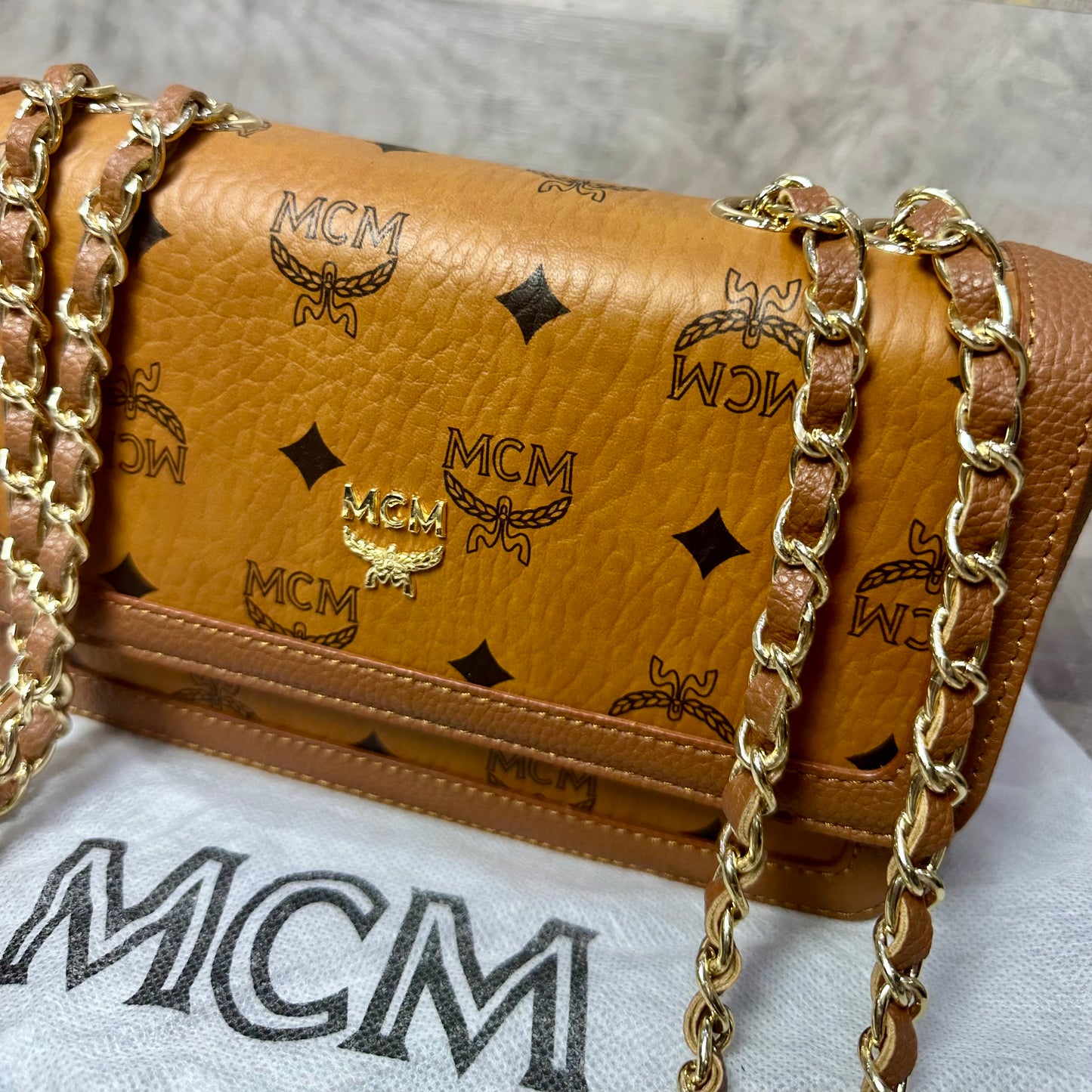 MCM Classic Brown Small