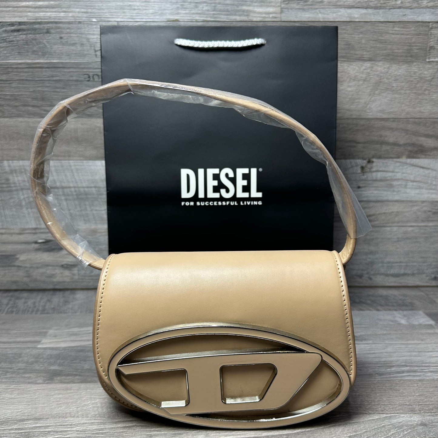 Diesel 1DR Shoulder Beige 1 Bags 2025