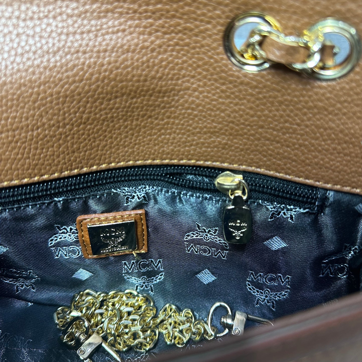 MCM Classic Brown Small