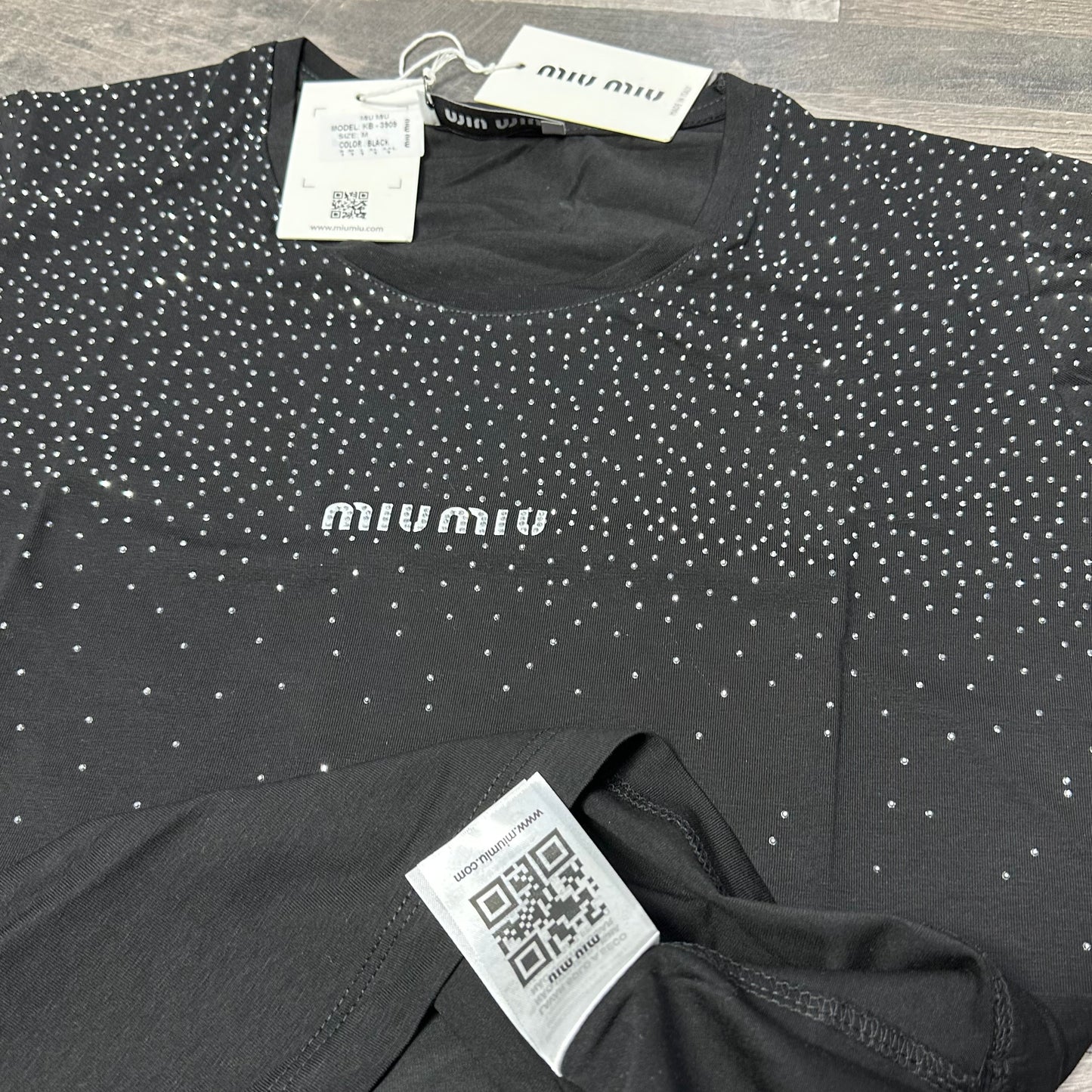Miu Miu Stras Black 2025