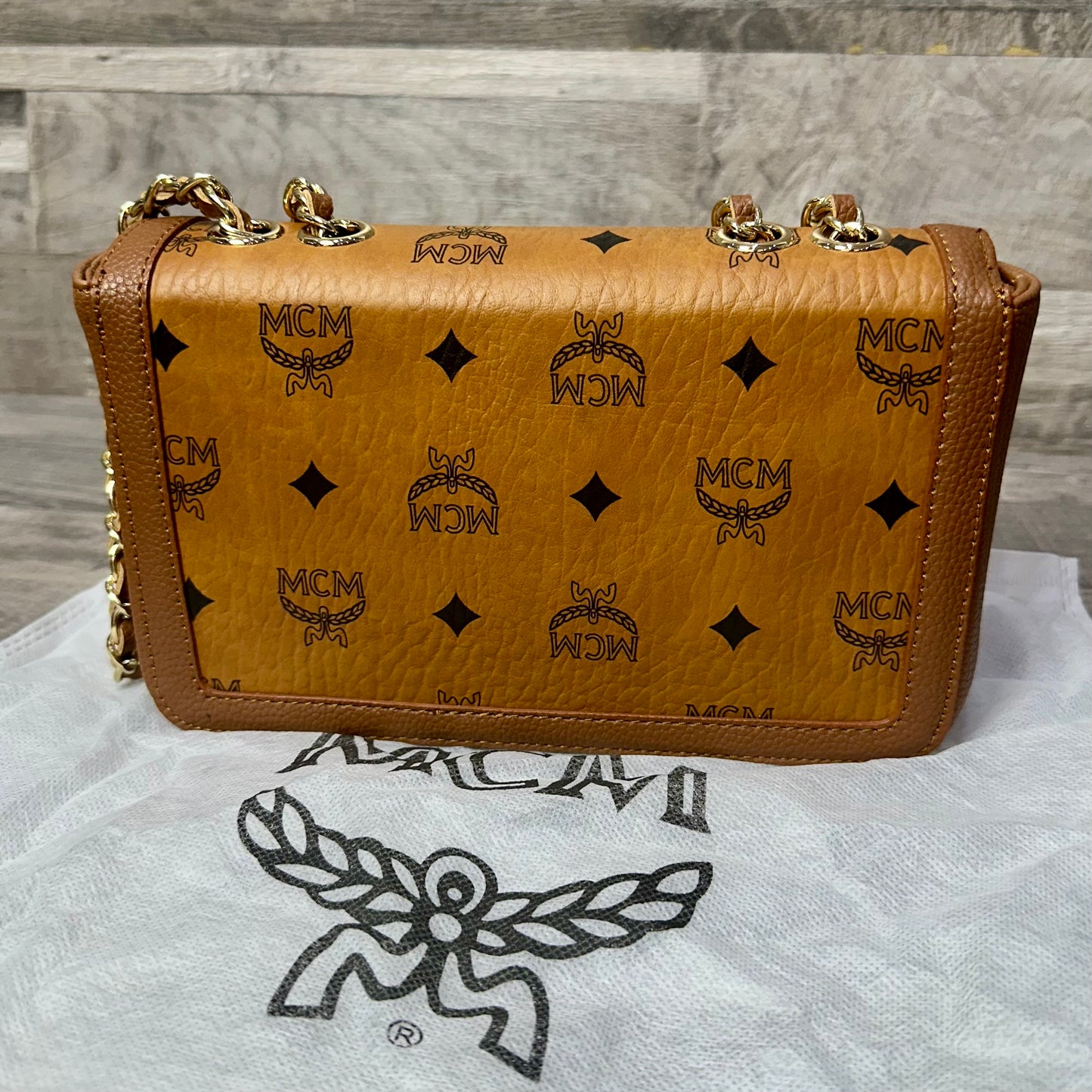 MCM Classic Brown Small