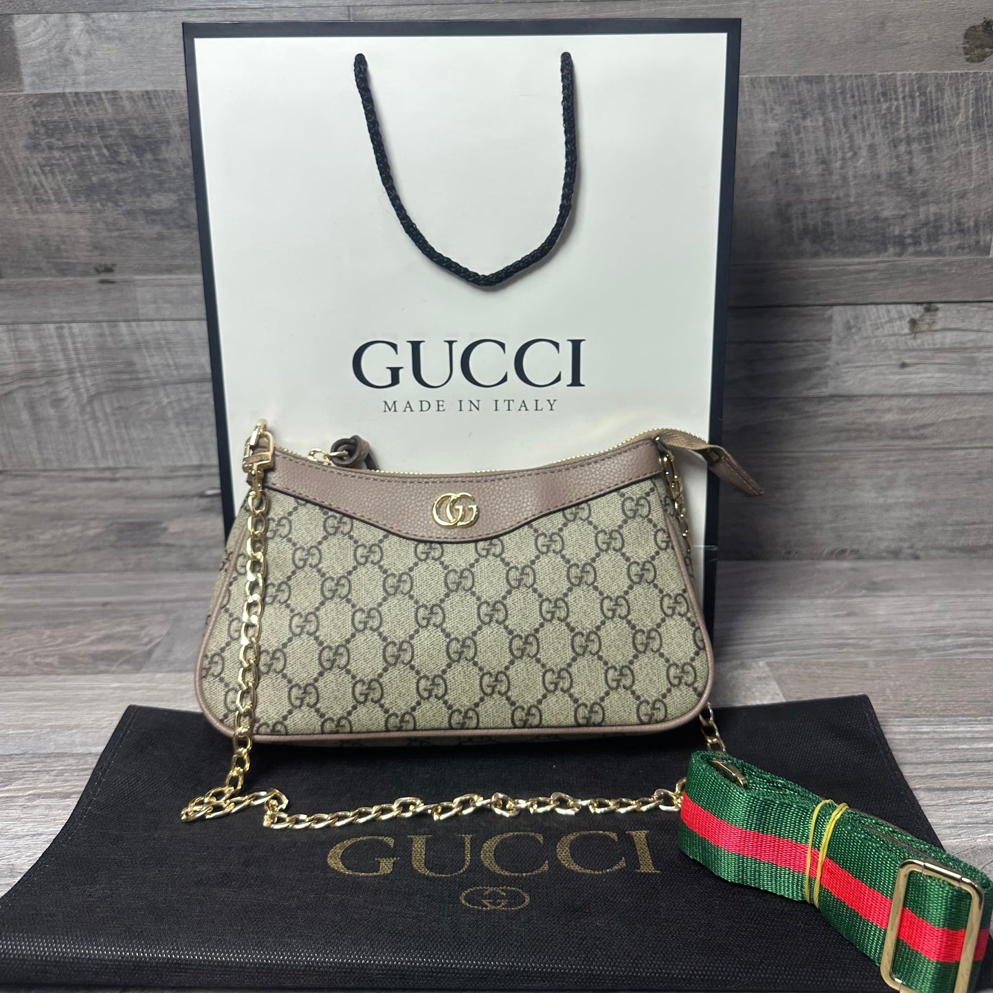 Gucci Ophidia Shoulder Beige bags B2