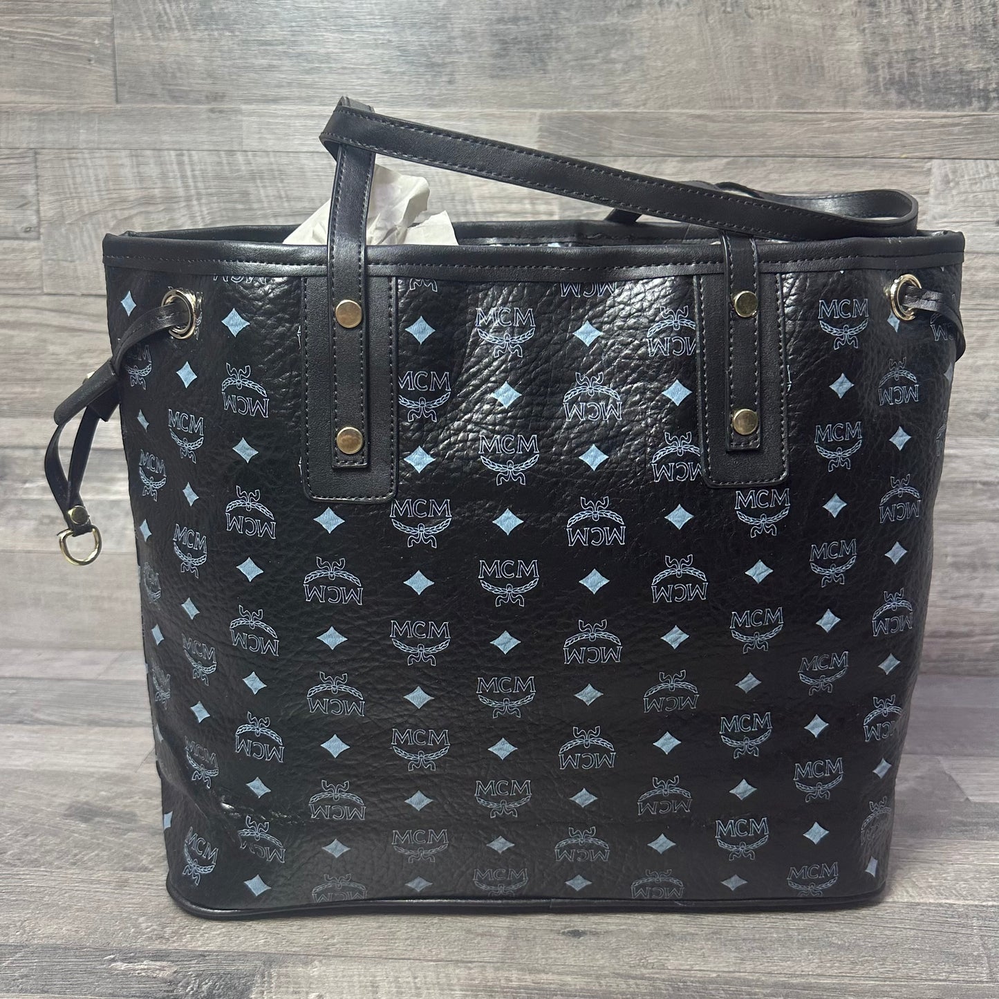 MCM Shopping Black Classic Size Bags