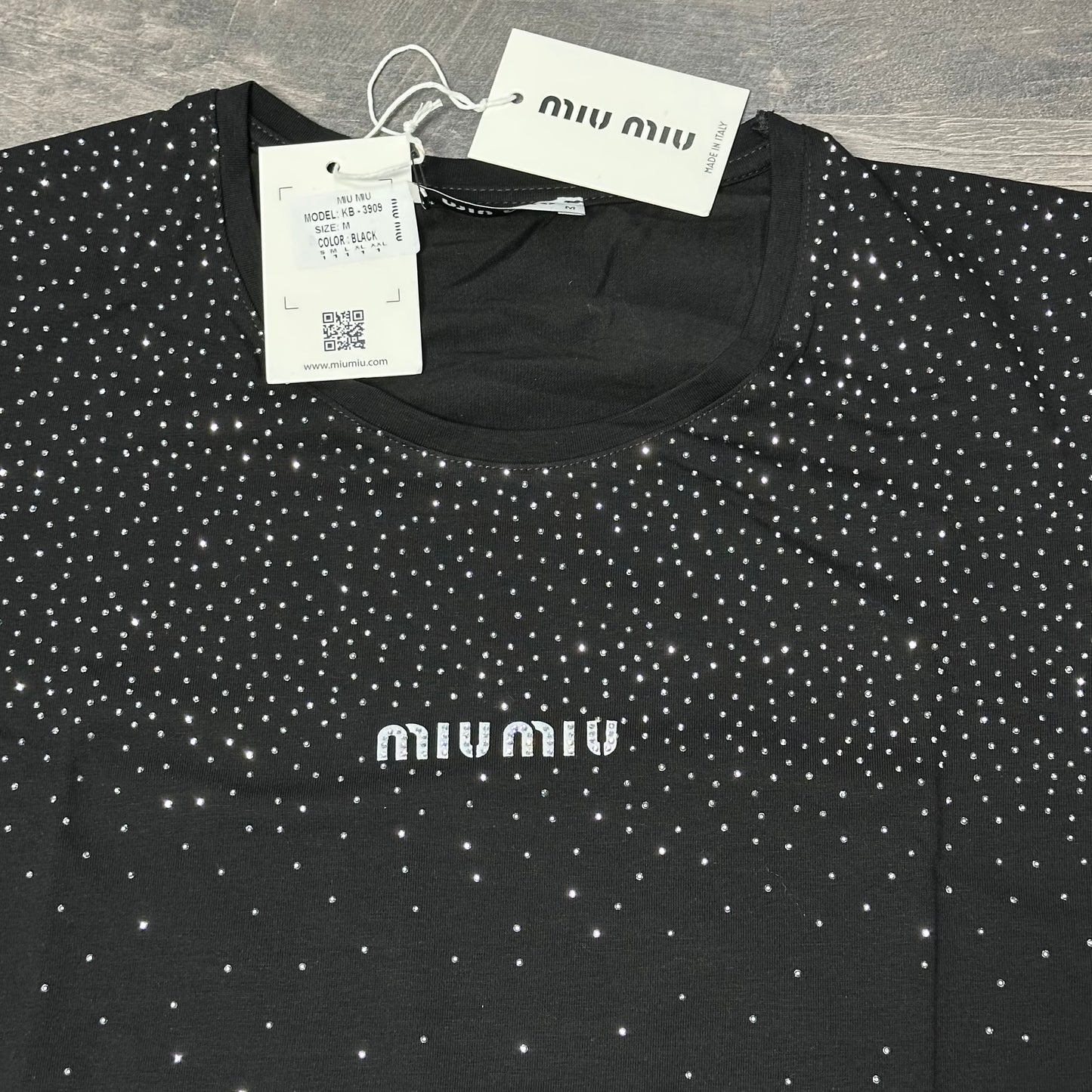 Miu Miu Stras Black 2025
