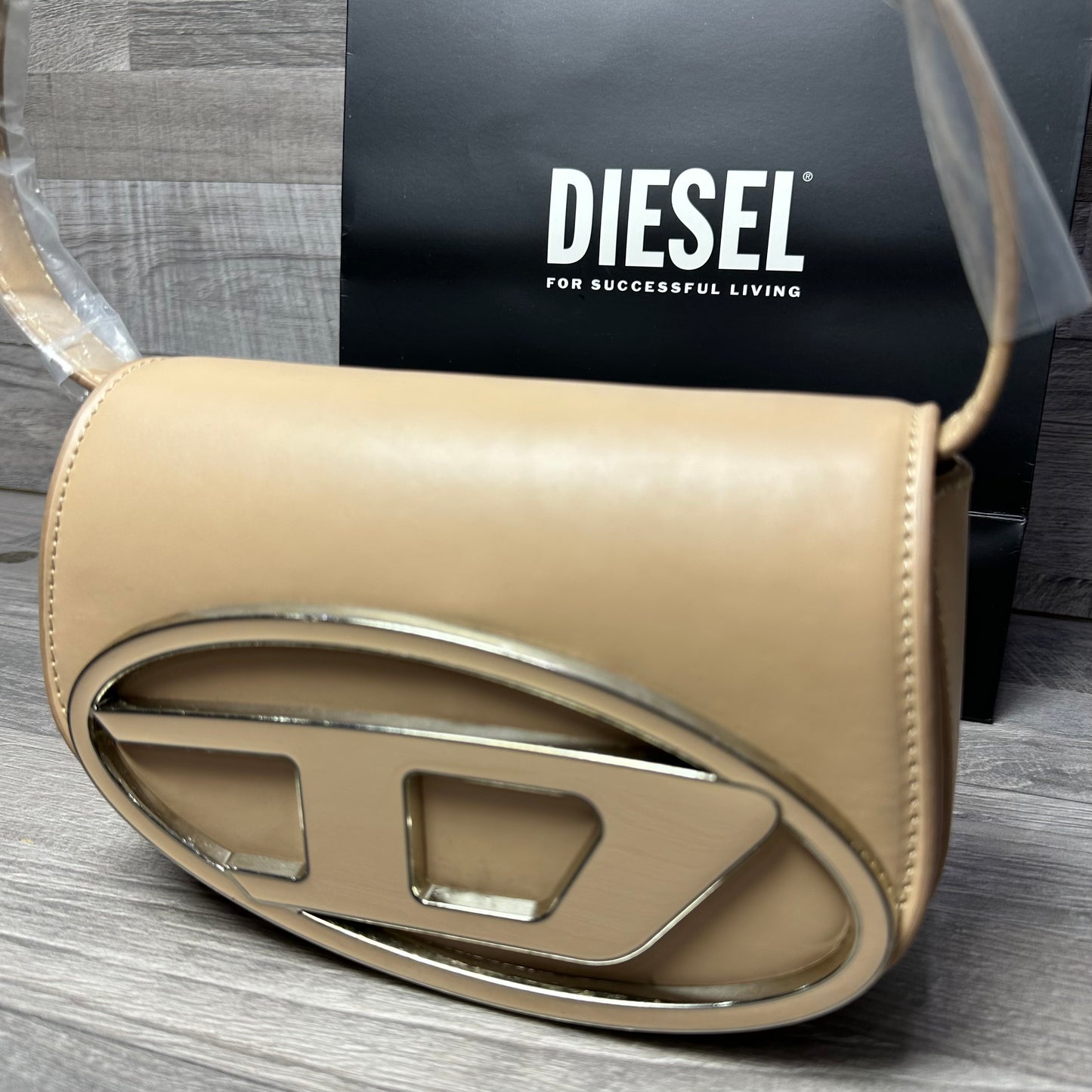 Diesel 1DR Shoulder Beige 1 Bags 2025