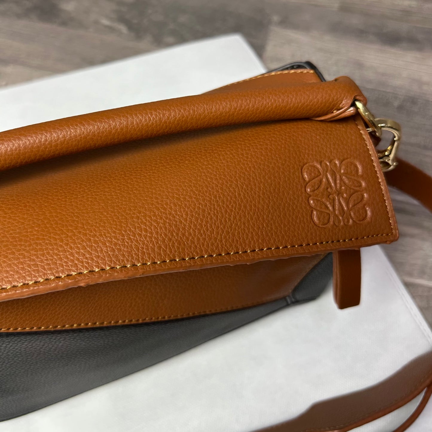 Loewe Handbag Black - Brown bags