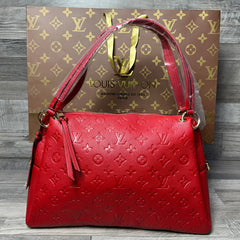 L-V Empreinte Leather Red bags